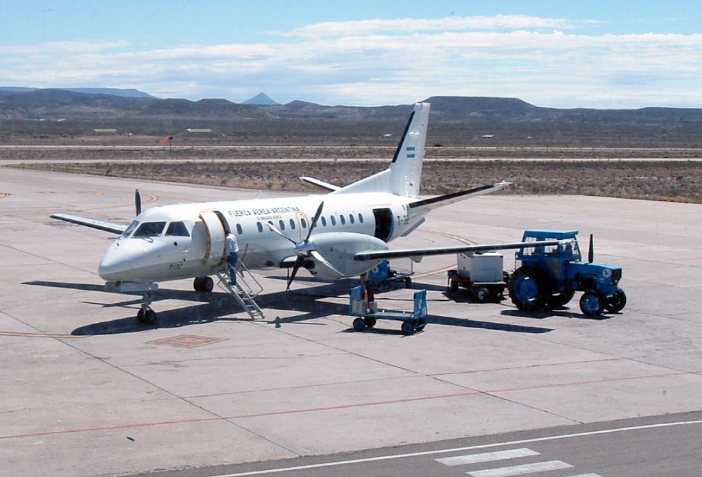 avio SAAB340 de LADE en Argentine