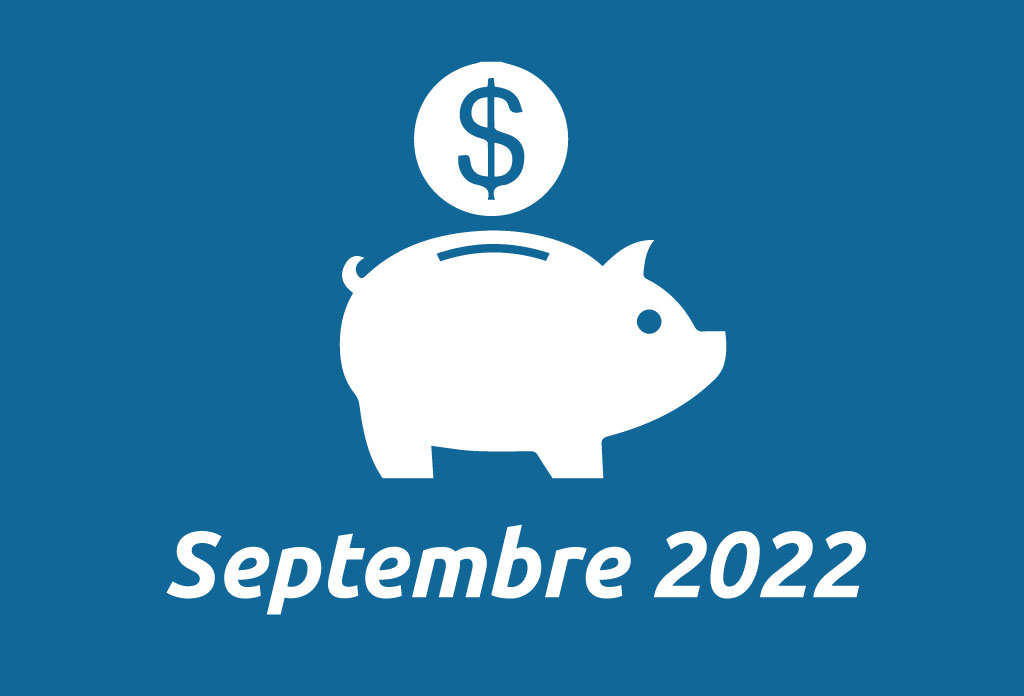 dessin d’un cochon qui est une tirelire avec la phrase "septembre 2022" lié à l’article combien ca coute en argentine septembre 2022
