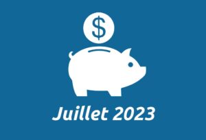 dessin d’un cochon qui est une tirelire avec la phrase "Juillet 2023" lié à l’article combien ca coute en argentine juillet 2023