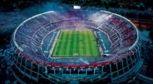 photo aérienne du stade de River Plate