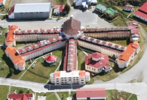 Photo aérienne de la prison d'Ushuaia
