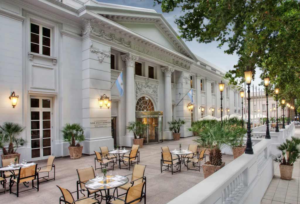 façade de l’hôtel Park Hyatt à Mendoza